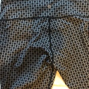 White and black lululemon pants